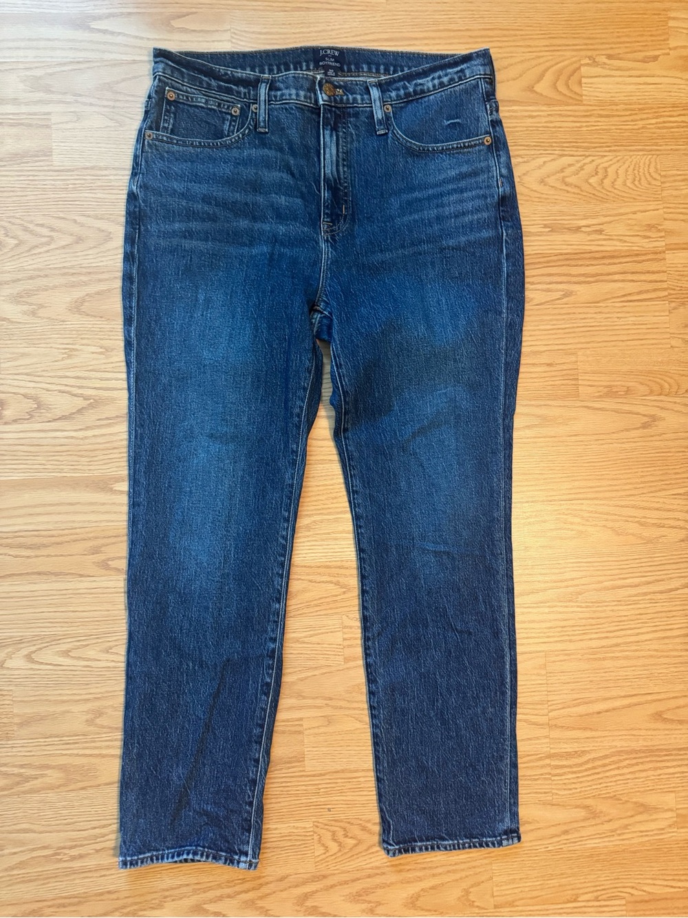 J Crew Women’s Slim Boyfriend Jeans Dark Blue 30